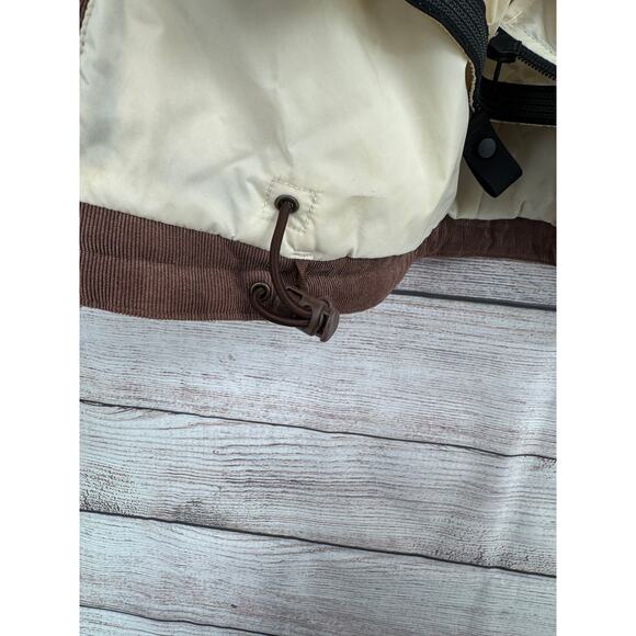Burton Dryride Corduroy Double Breasted Snowboard Ski Jacket Womens Small Brown - Picture 13 of 15